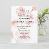 Surprise Birthday Invitation 招待状 (スタンド正面)