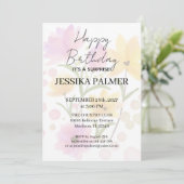 Surprise Birthday Invitation 招待状 (スタンド正面)