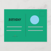 Surprise birthday party Invitation インビテーションポストカード (裏面)