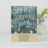 Surprise Birthday Party Invitation 招待状 (スタンド正面)