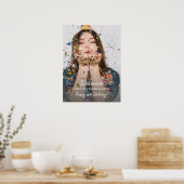 Surprise Birthday Party Photo Fun Welcome  ポスター (キッチン)