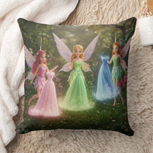 Surprise Fairy Bridal Shower クッション (ブランケット)