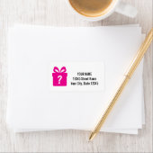 Surprise gift box custom address stickers ラベル (インサイチュ)