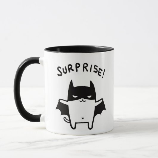 Surprise Kitty Mug マグカップ (左)