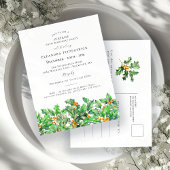 SURPRISE PARTY 65th Birthday December Birth Flower インビテーションポストカード