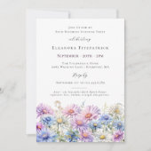 SURPRISE PARTY 80th September Birth Month Flower 招待状 (正面)