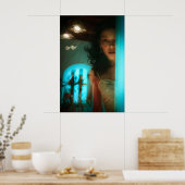 Surprise, Peeking Out From a Door ポスター (キッチン)