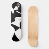 Surprised Anime Girl Skateboard Deck スケートボード (正面)