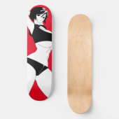Surprised Anime Girl Skateboard Deck スケートボード (正面)