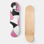 Surprised Anime Girl Skateboard Deck スケートボード (正面)