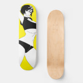 Surprised Anime Girl Skateboard Deck スケートボード (正面)