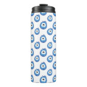 Surprised Blue Sneezie Patterned タンブラー (正面)