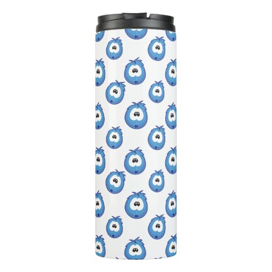Surprised Blue Sneezie Patterned タンブラー (裏面)