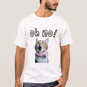Surprised cat tシャツ