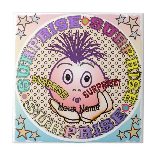 Surprised Face  タイル (正面)