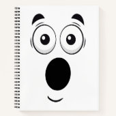 Surprised Face Notebook ノートブック (正面)