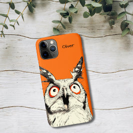 Surprised Owl iPhone 11 Proケース