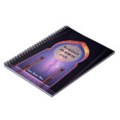 Surreal 3D Islamic Arch Night ノートブック (左側)