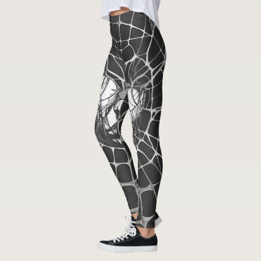 Surreal Abstract Portrait レギンス (左)