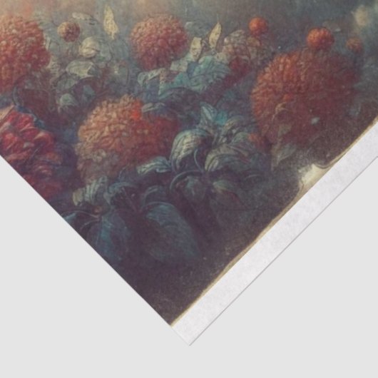 Surreal Alice's Fantasy Cloud Castle Decoupage 薄葉紙 (詳細)