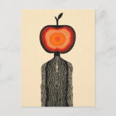 Surreal Apple Person ポストカード (正面)