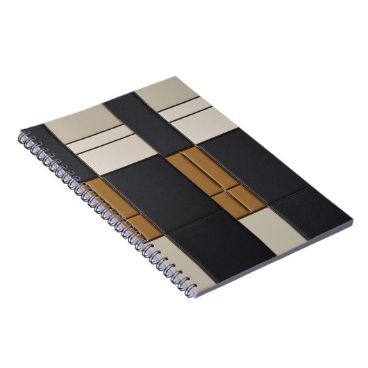 Surreal Architectural Labyrinth Abstract Spiral  ノートブック (右側)