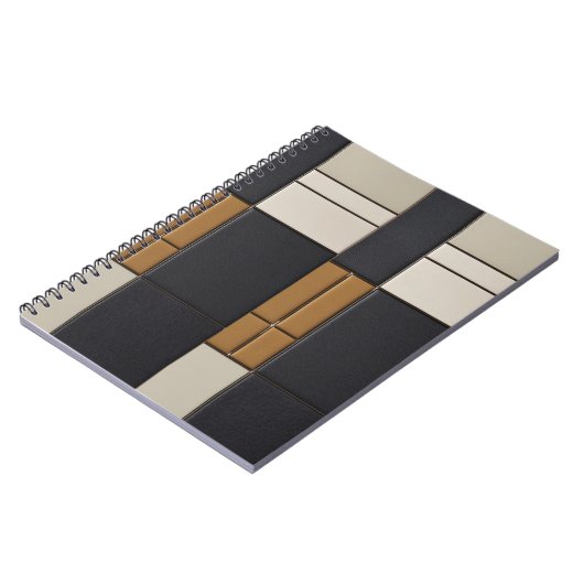 Surreal Architectural Labyrinth Abstract Spiral ノートブック (左側)