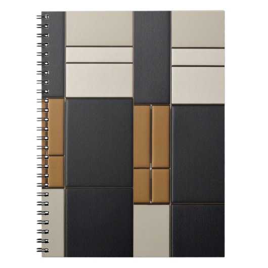 Surreal Architectural Labyrinth Abstract Spiral ノートブック (正面)