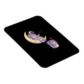 Surreal Astronaut Fishing for Stars Wall Art - マグネット (右側)