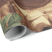 Surreal Astronaut In Flower Field ラッピングペーパー (ロールコーナー)