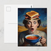 Surreal Bacon Sandwich and Soup ポストカード (正面/裏面)