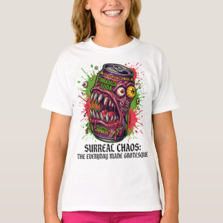 Surreal Carnage Soda Monster – Grotesque Chaos Tシャツ