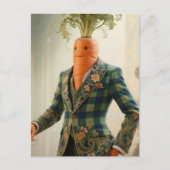 Surreal Carrot in a Suit ポストカード (正面)