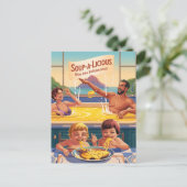 Surreal Cheesy Pool ポストカード (スタンド正面)