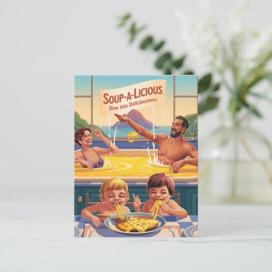 Surreal Cheesy Pool ポストカード (スタンド正面)