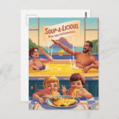 Surreal Cheesy Pool ポストカード (正面/裏面)