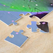 Surreal Cheshire Cat Fading into The Background ジグソーパズル (側面)