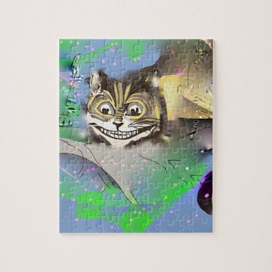 Surreal Cheshire Cat Fading into The Background ジグソーパズル (縦)