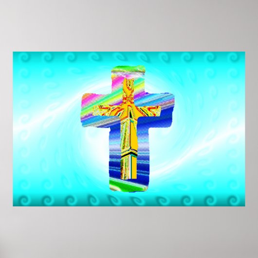 Surreal Christian Cross ポスター (正面)