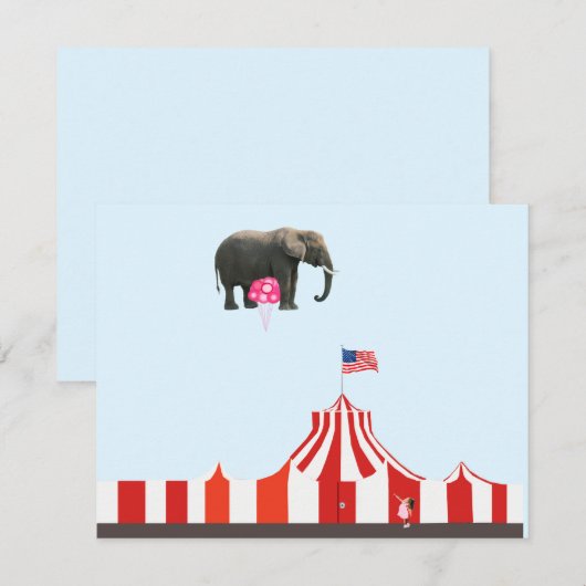 Surreal Circus Note Card ノートカード (正面/裏面)