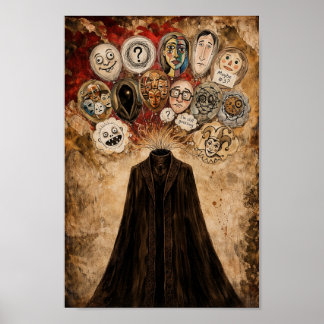 Surreal Dark Art Poster  I'm Slowly Forgetting You ポスター