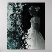 Surreal Dark Bride Wall Art Gothic Fantasy Poster ポスター (正面)