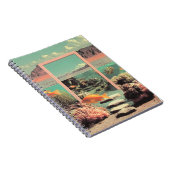 Surreal Desert Ocean with Door ノートブック (右側)