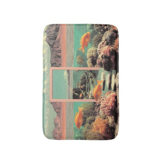 Surreal Desert Ocean with Door バスマット (正面縦)