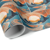 Surreal Desert Sunset Abstract ラッピングペーパー (ロールコーナー)