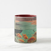 Surreal Doorway in Desert with Underwater マグカップ (中央)