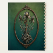 Surreal Dragon Iris Hardcover Notebook プランナー手帳 (裏面)