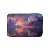 Surreal Dramatic Clouds With Fiery Sunset バスマット (正面)