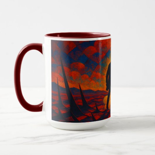 Surreal Dreamscape Mug - Imaginの幻想的な一口 マグカップ (左)