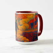 Surreal Dreamscape Mug - Imaginの幻想的な一口 マグカップ (正面右)
